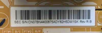 KIT DE TARJETAS PARA TV SAMSUNG / MAIN BN94-10778A / BN41-02528A / BN97-10968A / FUENTE BN44-00875A / L40E6_KSM / BN4400875A / PANEL CY-KK040HGNV3H / MODELO UN40KU7000FXZA DA01 / UN40KU7000FXZA / UN40KU7000F - Imagen 2